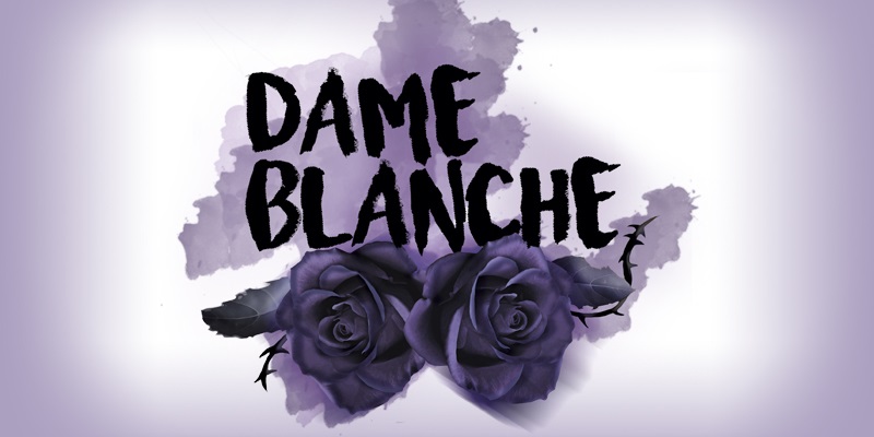 Logo da editora de livros Dame Blanche.